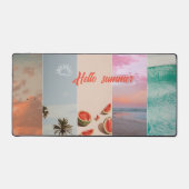 Summer Vibes: Gepersonaliseerde Desk Mat voor een  (Voorkant)
