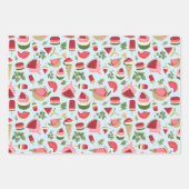 Summer Vibes Gift Wrap Inpakpapier Vel (Voorkant 3)