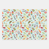 Summer Vibes Gift Wrap Inpakpapier Vel (Voorkant)