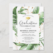 Summer Vibes Graduation Party Invitation Kaart (Voorkant)