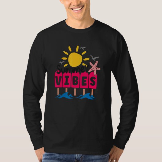 Summer Vibes Hallo Summer Vacation 2 T-shirt (Voorkant)