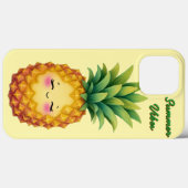 Summer Vibes Happy Pineapple Phone Case (Achterkant (horizontaal))
