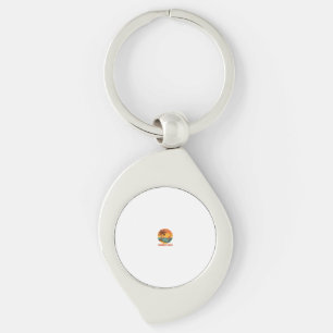Summer Vibes - helder, tropisch en leuk ontwerp Sleutelhanger
