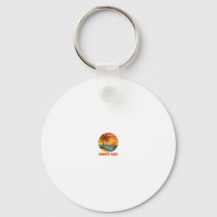 Summer Vibes - helder, tropisch en leuk ontwerp Sleutelhanger