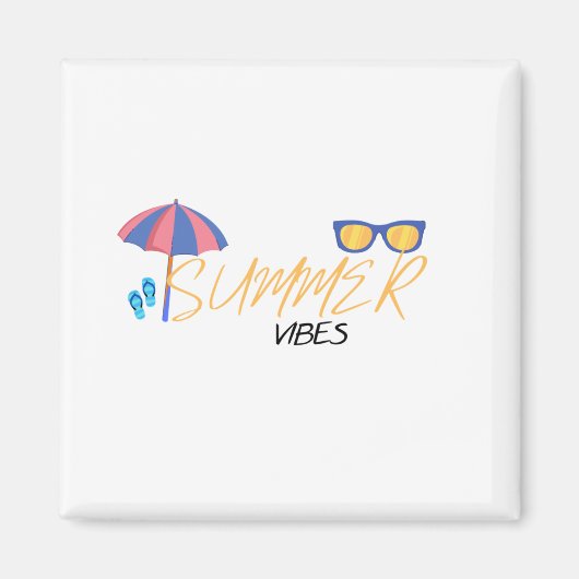 Summer Vibes Magneet (Voorkant)