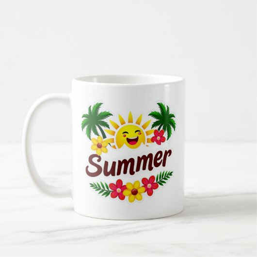 Summer Vibes Mug Koffiemok (Links)