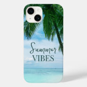 Summer Vibes Palm Tree Beach Relaxing Ocean Case-Mate iPhone Case (Achterkant)