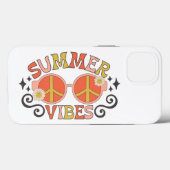 Summer Vibes Peace - zonnebril Case-Mate iPhone Case (Achterkant (horizontaal))
