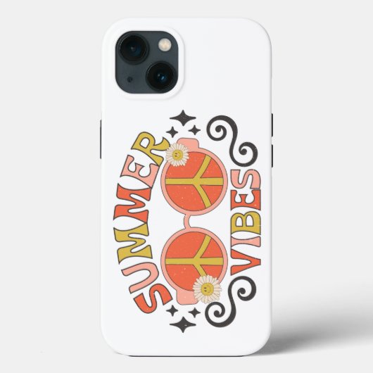 Summer Vibes Peace - zonnebril Case-Mate iPhone Case (Achterkant)