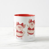 Summer Vibes Pigs in Bikinis Mok (Midden)