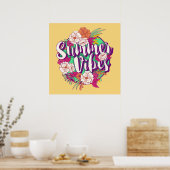 Summer Vibes Poster (Keuken)