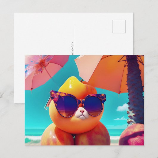 Summer Vibes, Postkruising Briefkaart (Voorkant / Achterkant)