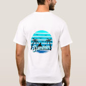 Summer Vibes Retro Design t-shirt design (Dos)