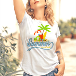 Summer Vibes - Strand Vrouwen T-shirt