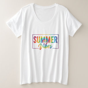 SUMMER Vibes Stropdas-Dye T-Shirt – Kleurrijke Reg