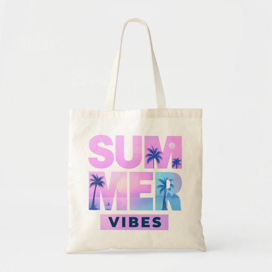 Summer Vibes Summer Canvas tas (Voorkant)