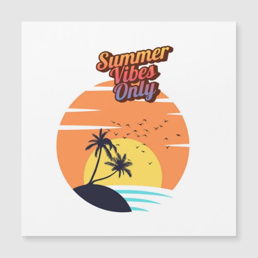 Summer vibes sunset (Voorkant)