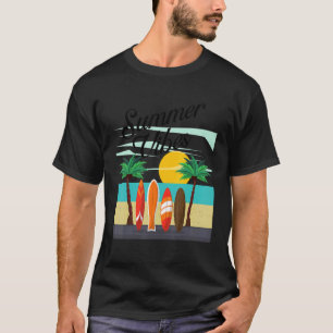 Summer Vibes Surfing Summer Beach Vacation_2 T-shirt