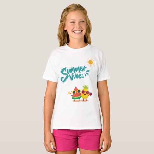 Summer Vibes T-Shirt (Voorkant volledig)
