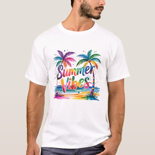 Summer Vibes T-shirt (Voorkant)