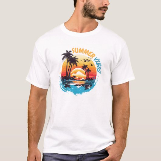 Summer Vibes. T-shirt (Voorkant)