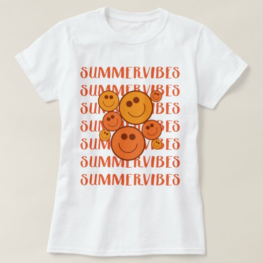 Summer vibes t-shirt (Design voorkant)