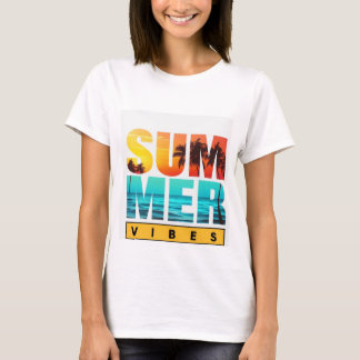 Summer Vibes T-Shirt Design – Helder, leuk