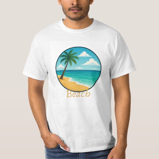 summer vibes T-shirt: Strandeditie T-shirt (Voorkant)