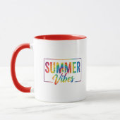 SUMMER Vibes Tie-Dye Rainbow Coffee Mug  Bold Mok (Links)