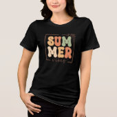 Summer Vibes Tri-Blend Shirt (Voorkant)