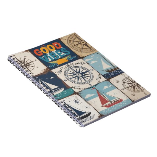 Summer Vibes Tropical Notitieboek (Rechterzijde)