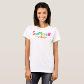 Summer Vibes Vrouwen T-shirt (Voorkant volledig)