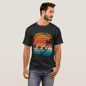 Summer Vines Retro Sunset Beach T-shirt (Voorkant volledig)