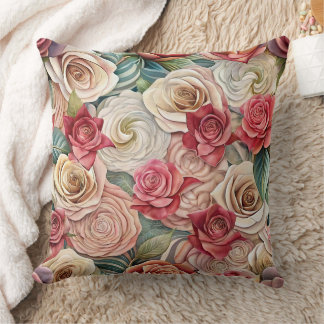 Summer vitage roses style Design cushion Kissen Kussen