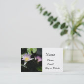 Summer Water Lilies Visitekaartje (Staand voorkant)