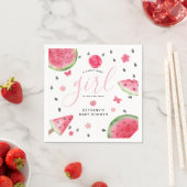 Summer Watermelon "A Sweet Baby" Baby shower Servet (Insitu)