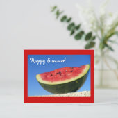 Summer Watermelon Briefkaart (Staand voorkant)
