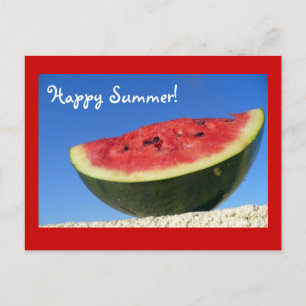 Summer Watermelon Briefkaart
