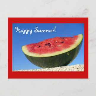 Summer Watermelon Briefkaart