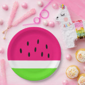 Summer Watermelon Papieren Bordje (Feest)