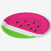 Summer Watermelon Papieren Bordje (Gekanteld)