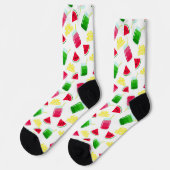 Summer Watermelon Pattern Socks Sokken (Links)