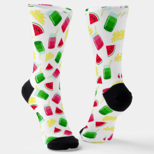 Summer Watermelon Pattern Socks Sokken