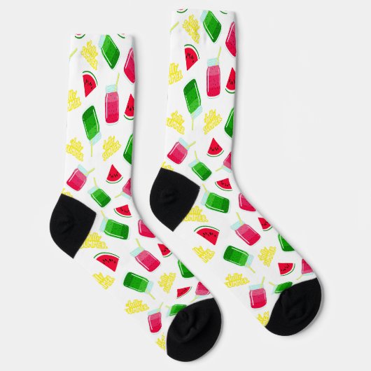 Summer Watermelon Pattern Socks Sokken (Rechts)