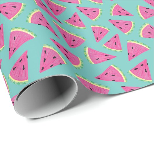 Summer Watermelon Patttern Cadeaupapier (Rol Hoek)