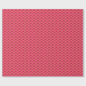 Summer Watermelon Pink Pattern Cadeaupapier (Vlak)