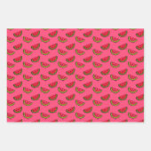 Summer Watermelon Pink Pattern Inpakpapier Vel (Voorkant)