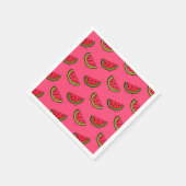 Summer Watermelon Pink Pattern Servet (Hoek)