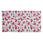 Summer Watermelon Stripes Kussensloop (Achterkant-Rechts)