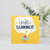 Summer Watermelon Wenskaart (Staand voorkant)